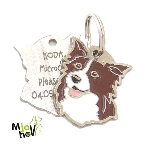 ID-brikker-border-collie-brun-gravert.jpg personlige ID-brikker MjavHov - graverte, online